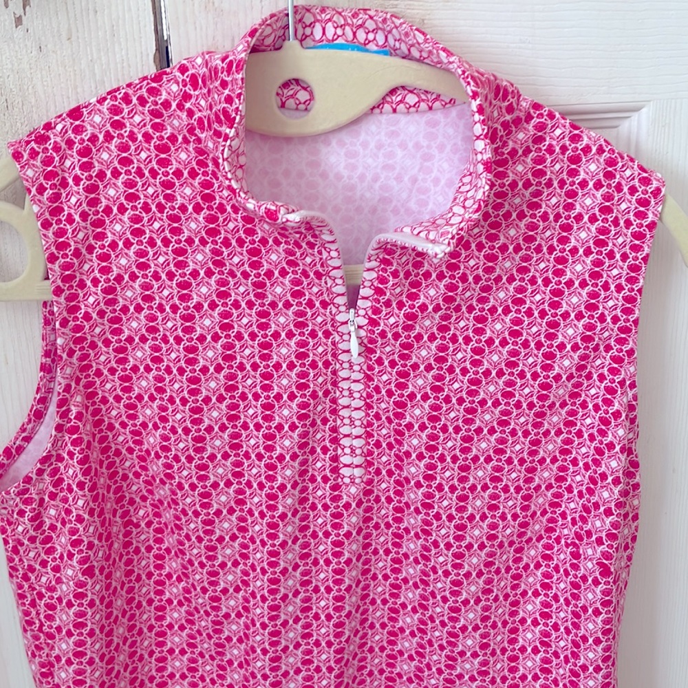 J. McLaughlin Bedford Sleeveless Top XS ZIP Top